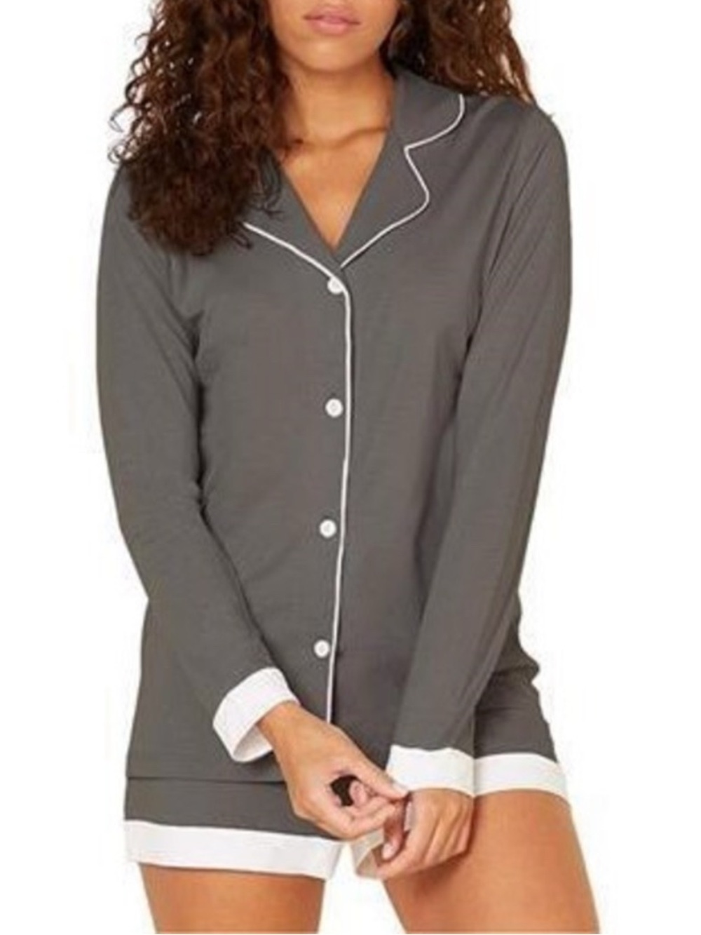 *NWT* Cosabella Bella Long Sleeve Boxer Pajama Set | Large | 100% Pima Cotton